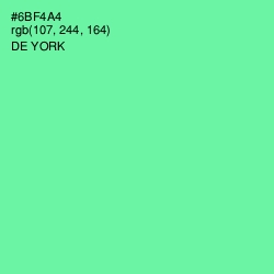 #6BF4A4 - De York Color Image