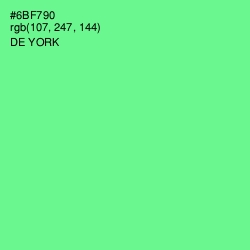 #6BF790 - De York Color Image
