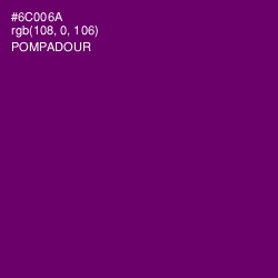 #6C006A - Pompadour Color Image