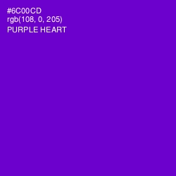 #6C00CD - Purple Heart Color Image