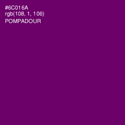 #6C016A - Pompadour Color Image