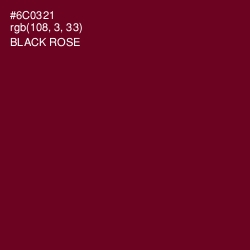 #6C0321 - Black Rose Color Image