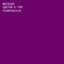 #6C036A - Pompadour Color Image