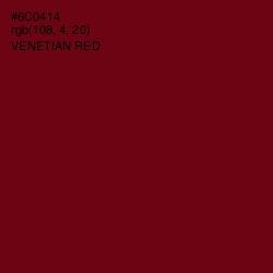 #6C0414 - Venetian Red Color Image