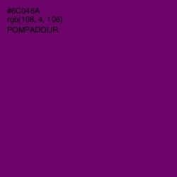 #6C046A - Pompadour Color Image