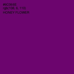 #6C066E - Honey Flower Color Image