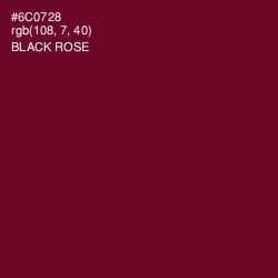 #6C0728 - Black Rose Color Image