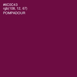 #6C0C43 - Pompadour Color Image