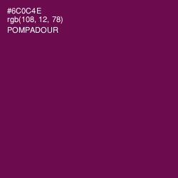 #6C0C4E - Pompadour Color Image