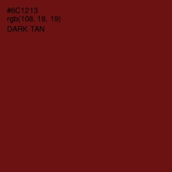 #6C1213 - Dark Tan Color Image