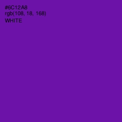 #6C12A8 - Purple Color Image