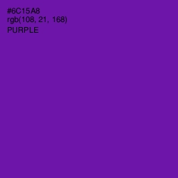 #6C15A8 - Purple Color Image