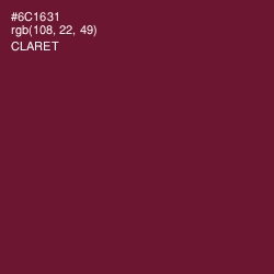 #6C1631 - Claret Color Image