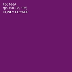 #6C166A - Honey Flower Color Image