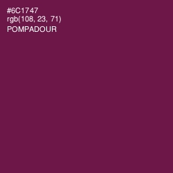 #6C1747 - Pompadour Color Image