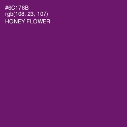 #6C176B - Honey Flower Color Image