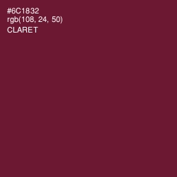 #6C1832 - Claret Color Image