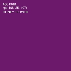 #6C196B - Honey Flower Color Image