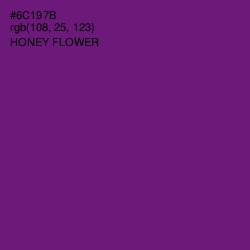 #6C197B - Honey Flower Color Image