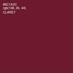 #6C1A2C - Claret Color Image