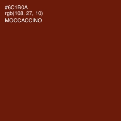 #6C1B0A - Moccaccino Color Image