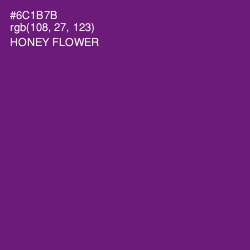#6C1B7B - Honey Flower Color Image