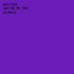 #6C1CB8 - Seance Color Image