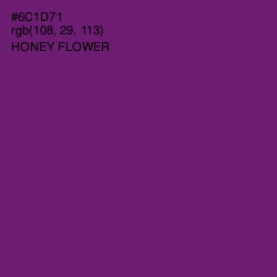 #6C1D71 - Honey Flower Color Image