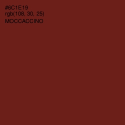 #6C1E19 - Moccaccino Color Image