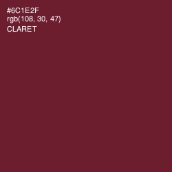 #6C1E2F - Claret Color Image