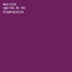 #6C1E5E - Pompadour Color Image