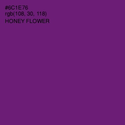 #6C1E76 - Honey Flower Color Image