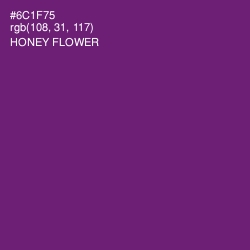 #6C1F75 - Honey Flower Color Image