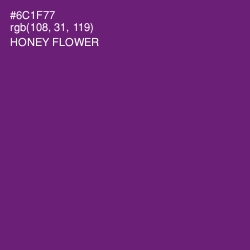 #6C1F77 - Honey Flower Color Image