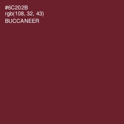 #6C202B - Buccaneer Color Image