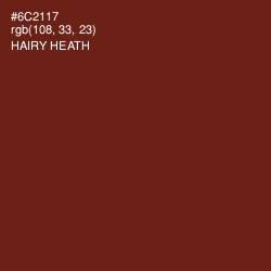 #6C2117 - Hairy Heath Color Image