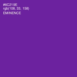 #6C219E - Eminence Color Image