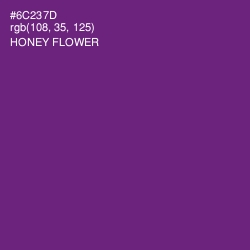 #6C237D - Honey Flower Color Image