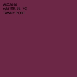 #6C2646 - Tawny Port Color Image