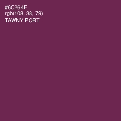 #6C264F - Tawny Port Color Image