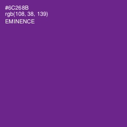 #6C268B - Eminence Color Image