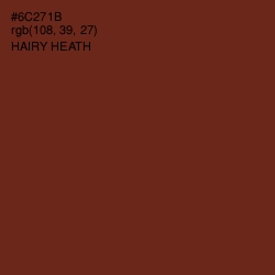 #6C271B - Hairy Heath Color Image