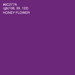#6C277A - Honey Flower Color Image