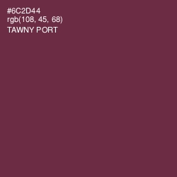 #6C2D44 - Tawny Port Color Image