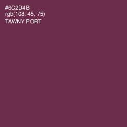 #6C2D4B - Tawny Port Color Image