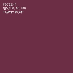 #6C2E44 - Tawny Port Color Image