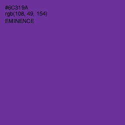 #6C319A - Eminence Color Image