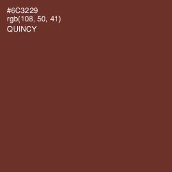 #6C3229 - Quincy Color Image