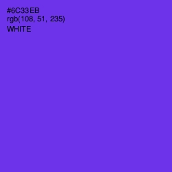 #6C33EB - Purple Heart Color Image