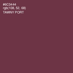 #6C3444 - Tawny Port Color Image